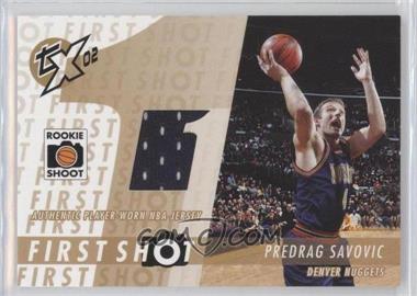 2002-03 Topps Xpectations - First Shot #FS-PS - Predrag Savovic