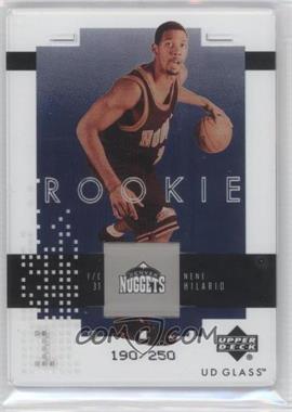 2002-03 UD Glass - [Base] #117 - Nene Hilario /250