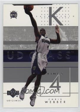 2002-03 UD Glass - [Base] #72 - Chris Webber