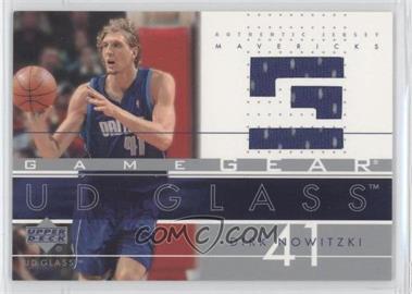 2002-03 UD Glass - Game Gear #DN-GG - Dirk Nowitzki