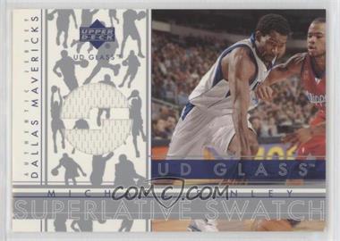 2002-03 UD Glass - Superlative Swatch #MF-S - Michael Finley