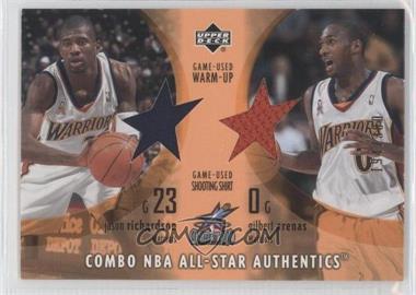 2002-03 Upper Deck - All-Star Authentics - Combos #JR/GA - Jason Richardson, Gilbert Arenas /300