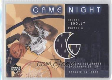 2002-03 Upper Deck - Game Night Jerseys #GN-JT - Jamaal Tinsley