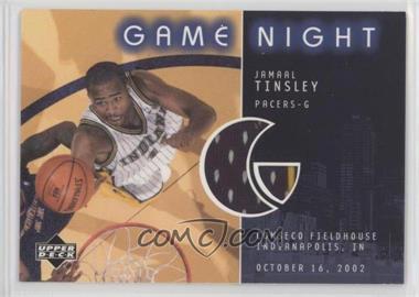 2002-03 Upper Deck - Game Night Jerseys #GN-JT - Jamaal Tinsley