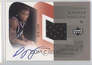 2002-03 Upper Deck - UD Game Jersey - Silver Autograph #AU-DW - Dajuan Wagner /100