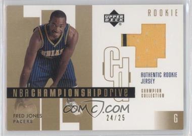 2002-03 Upper Deck Championship Drive - [Base] - Gold #118 - Fred Jones /25