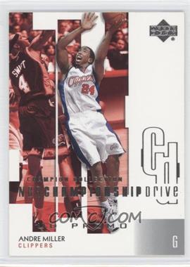 2002-03 Upper Deck Championship Drive - [Base] - Promo Champion Collection #36 - Andre Miller