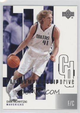 2002-03 Upper Deck Championship Drive - [Base] #15 - Dirk Nowitzki