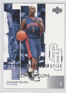 2002-03 Upper Deck Championship Drive - [Base] #22 - Chauncey Billups