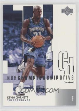 2002-03 Upper Deck Championship Drive - [Base] #49 - Kevin Garnett