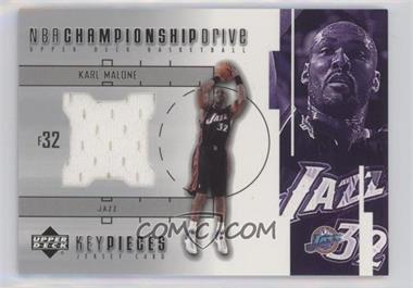 2002-03 Upper Deck Championship Drive - Key Pieces #KM-KP - Karl Malone