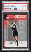 Manu Ginobili [PSA 8 NM‑MT] #/900