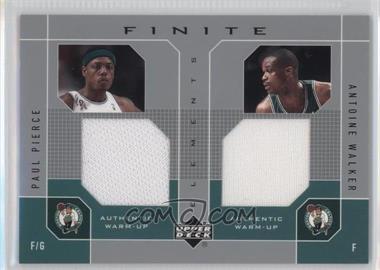 2002-03 Upper Deck Finite - Elements Dual Warm-Ups #PP/AW - Paul Pierce, Antoine Walker