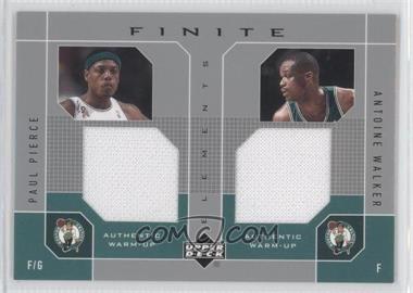 2002-03 Upper Deck Finite - Elements Dual Warm-Ups #PP/AW - Paul Pierce, Antoine Walker