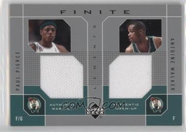 2002-03 Upper Deck Finite - Elements Dual Warm-Ups #PP/AW - Paul Pierce, Antoine Walker