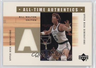 2002-03 Upper Deck Generations - All-Time Authentics #BW-A - Bill Walton