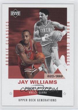 2002-03 Upper Deck Generations - [Base] #194 - Jay Williams, Julius Erving /999