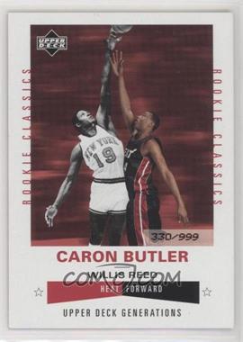 2002-03 Upper Deck Generations - [Base] #202 - Caron Butler, Willis Reed /999