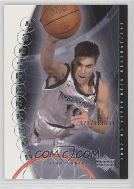 2002-03 Upper Deck Generations - [Base] #27 - Wally Szczerbiak