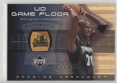 2002-03 Upper Deck Hardcourt - UD Game Floor #KG-F - Kevin Garnett