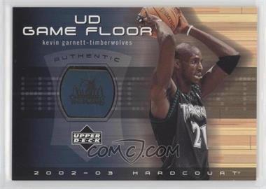 2002-03 Upper Deck Hardcourt - UD Game Floor #KG-F - Kevin Garnett