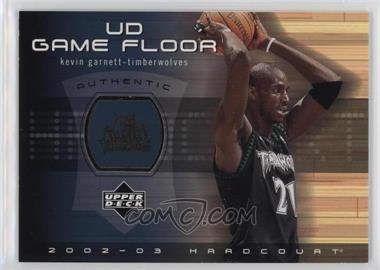 2002-03 Upper Deck Hardcourt - UD Game Floor #KG-F - Kevin Garnett