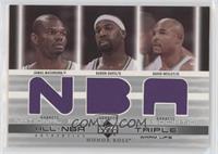 Baron Davis, David Wesley, Jamal Mashburn