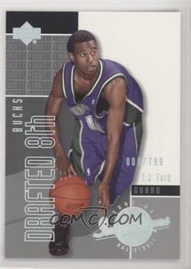 2002-03 Upper Deck Inspirations - [Base] - Holofoil Rookie #163 - 2003 Draft - T.J. Ford /799