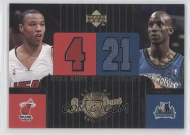 2002-03 Upper Deck Inspirations - [Base] #105 - Dual Game-Used Jerseys - Caron Butler, Kevin Garnett /325