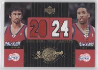 Dual Game-Used Jerseys - Marco Jaric, Andre Miller #/1,500