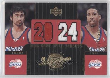 2002-03 Upper Deck Inspirations - [Base] #111 - Dual Game-Used Jerseys - Marco Jaric, Andre Miller /1500