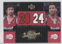 Dual Game-Used Jerseys - Marco Jaric, Andre Miller #/1,500