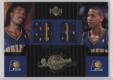 2002-03 Upper Deck Inspirations - [Base] #112 - Dual Jerseys - Fred Jones, Reggie Miller /1500