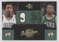 Dual Game-Used Jerseys - J.R. Bremer, Paul Pierce #/1,500