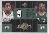 Dual Game-Used Jerseys - J.R. Bremer, Paul Pierce #/1,500