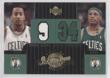 2002-03 Upper Deck Inspirations - [Base] #114 - Dual Game-Used Jerseys - J.R. Bremer, Paul Pierce /1500