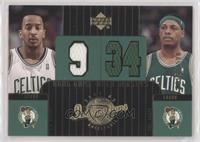 Dual Game-Used Jerseys - J.R. Bremer, Paul Pierce #/1,500