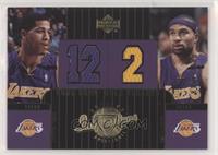 Dual Game-Used Jerseys - Derek Fisher, Jannero Pargo #/1,500