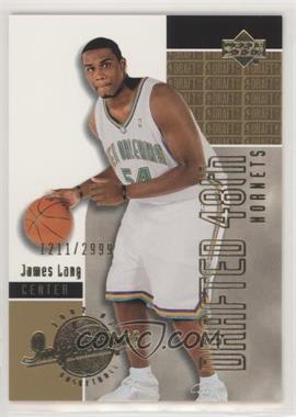 2002-03 Upper Deck Inspirations - [Base] #188 - 2003 Draft - James Lang /2999