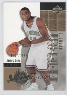 2002-03 Upper Deck Inspirations - [Base] #188 - 2003 Draft - James Lang /2999