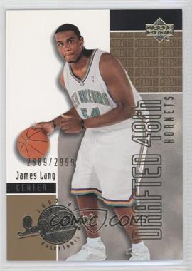 2002-03 Upper Deck Inspirations - [Base] #188 - 2003 Draft - James Lang /2999