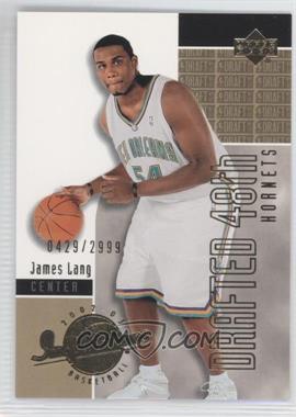 2002-03 Upper Deck Inspirations - [Base] #188 - 2003 Draft - James Lang /2999