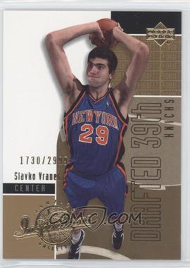 2002-03 Upper Deck Inspirations - [Base] #194 - 2003 Draft - Slavko Vranes /2999