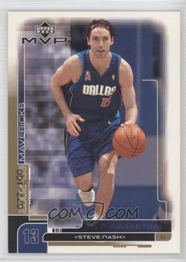 2002-03 Upper Deck MVP - [Base] - Gold #35 - Steve Nash /100