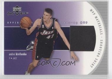 2002-03 Upper Deck MVP - MVP Materials - Shooting Shirt #AK-S - Andrei Kirilenko