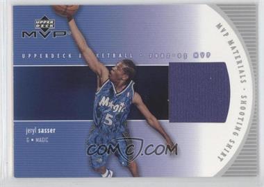 2002-03 Upper Deck MVP - MVP Materials - Shooting Shirt #JS-S - Jeryl Sasser