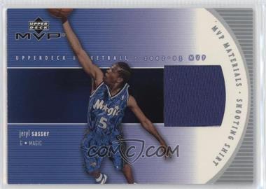 2002-03 Upper Deck MVP - MVP Materials - Shooting Shirt #JS-S - Jeryl Sasser