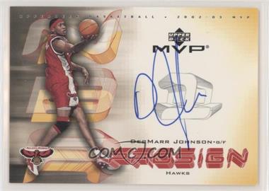 2002-03 Upper Deck MVP - Pro Sign #DJ - DerMarr Johnson