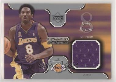 2002-03 Upper Deck Ovation - Authentics - Uniform #KB-U - Kobe Bryant