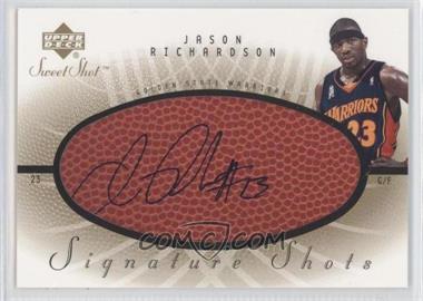 2002-03 Upper Deck Sweet Shot - Signature Shots #JR - Jason Richardson